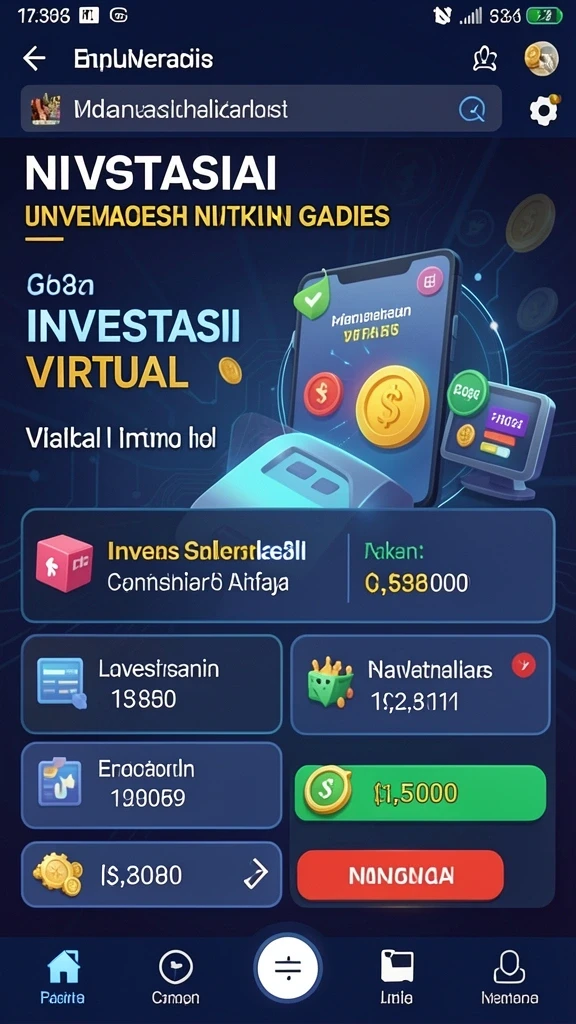 Aksi pertandingan yang mendebarkan dengan grafis tinggi.
