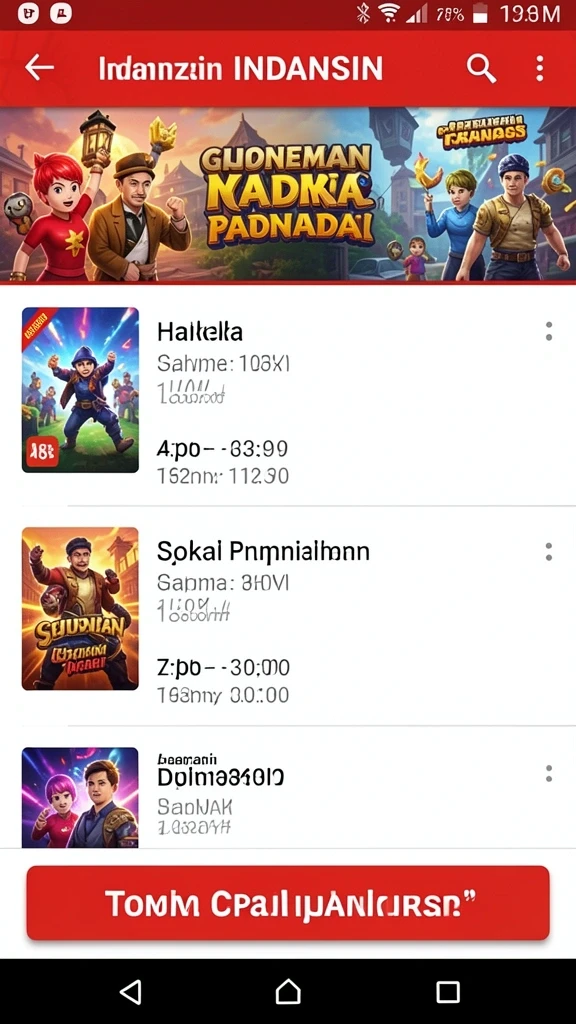 Screenshot menampilkan gameplay seru di 88MAIN.