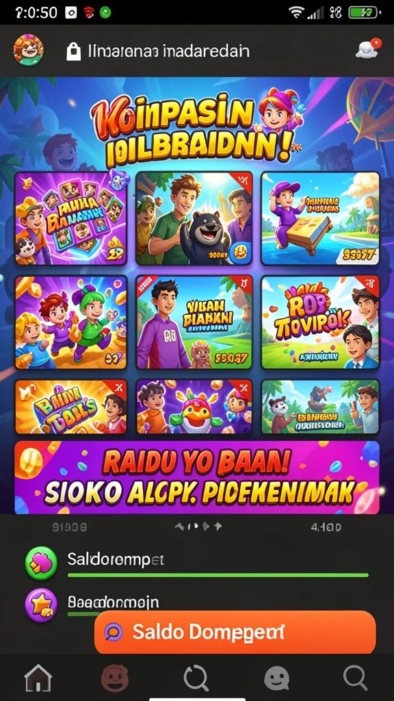 Tangkapan layar memperlihatkan interface permainan yang user-friendly.