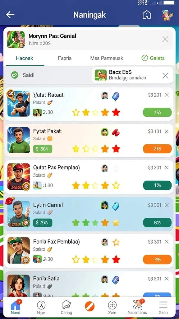 Beragam permainan yang menyenangkan untuk semua usia.