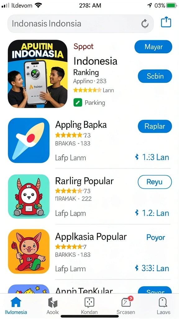 Tampilan awal yang memukau, berbagai pilihan karakter.