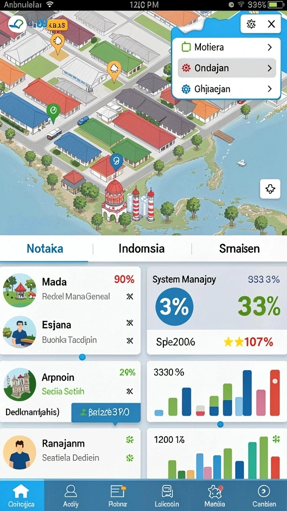 Tantangan menarik di setiap level yang harus diselesaikan.