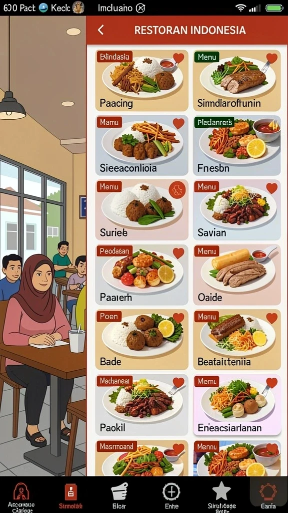 Karakter dengan kustomisasi unik dalam DY777.