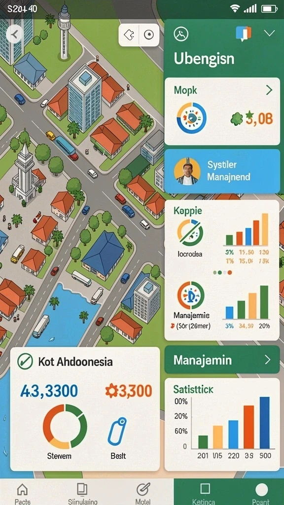 Karakter unik dengan kemampuan masing-masing.