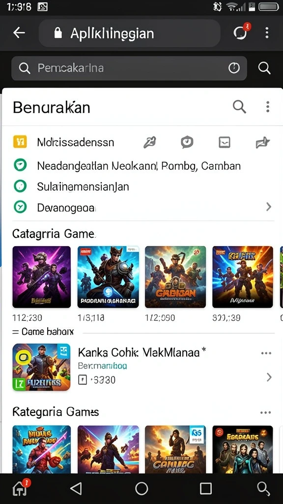Gambaran dari level awal yang menarik.