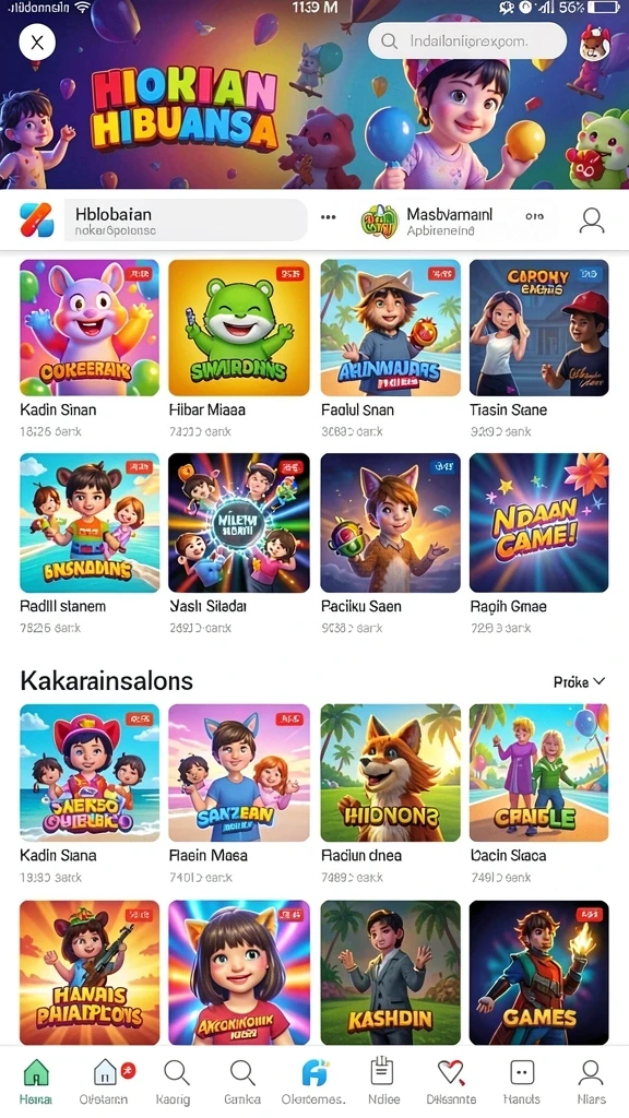 Tampilan antarmuka yang menarik dan mudah dinavigasi.