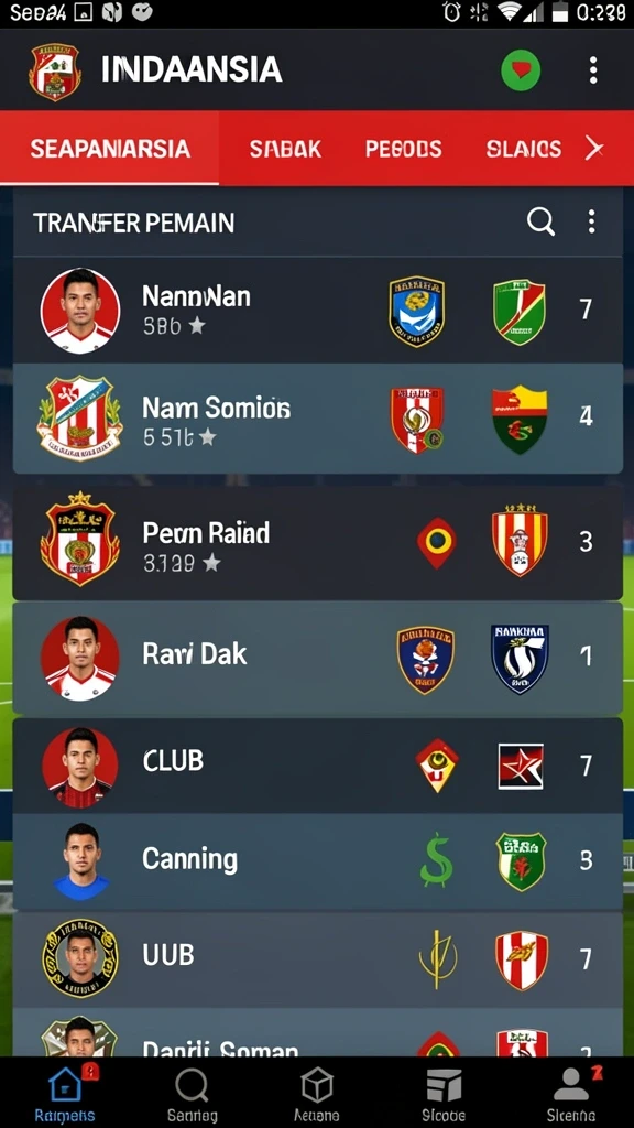 Antarmuka pengguna yang intuitif dan menarik.