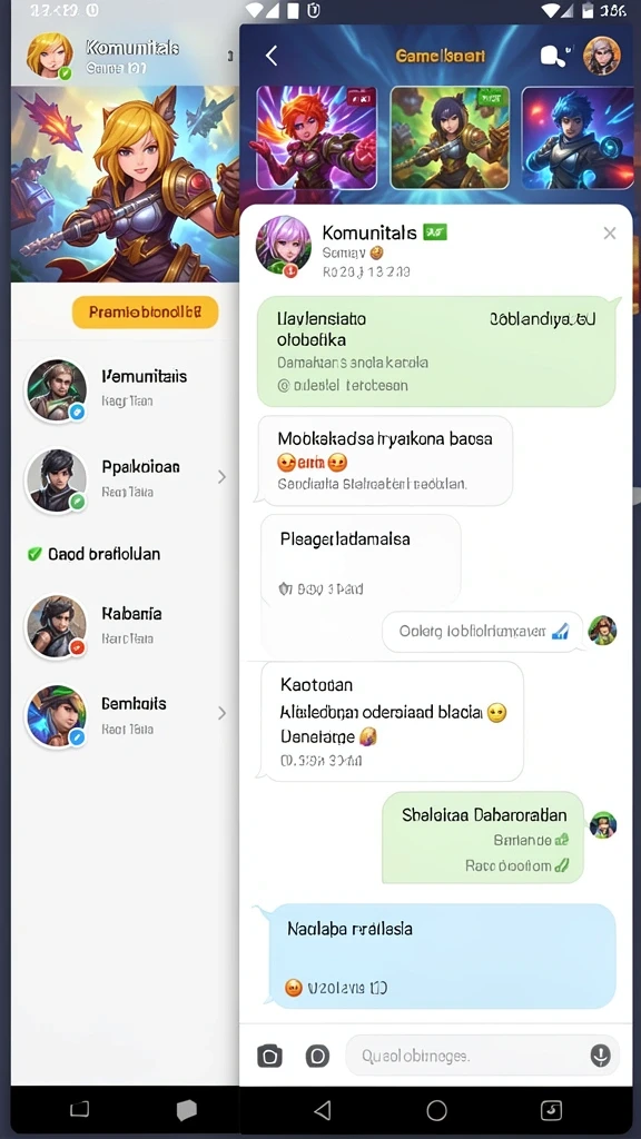 Fitur leaderboard untuk bersaing dengan pemain lain.