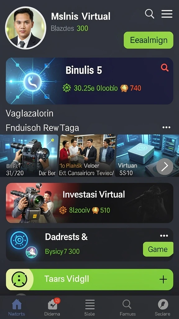 Screenshot memperlihatkan karakter dengan kemampuan unik yang siap bertarung.