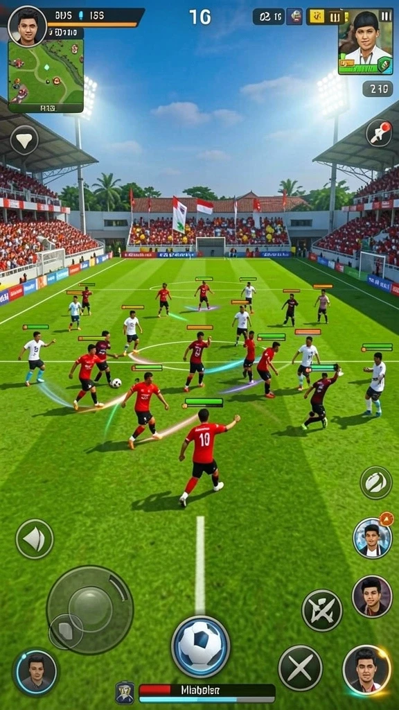 Tampilan antarmuka aplikasi yang modern dan menarik.