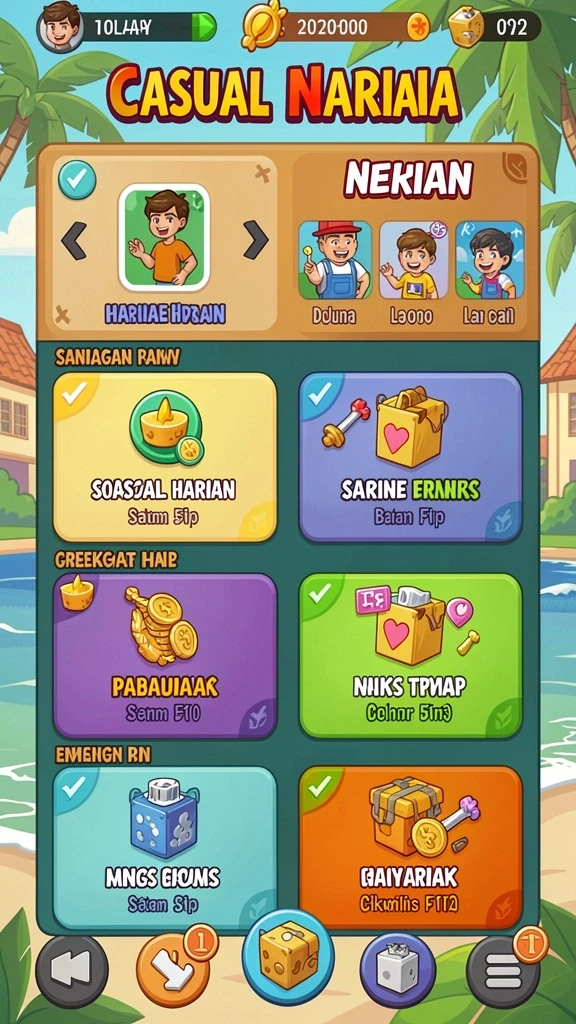 Grafik berkualitas tinggi membuat permainan semakin seru.