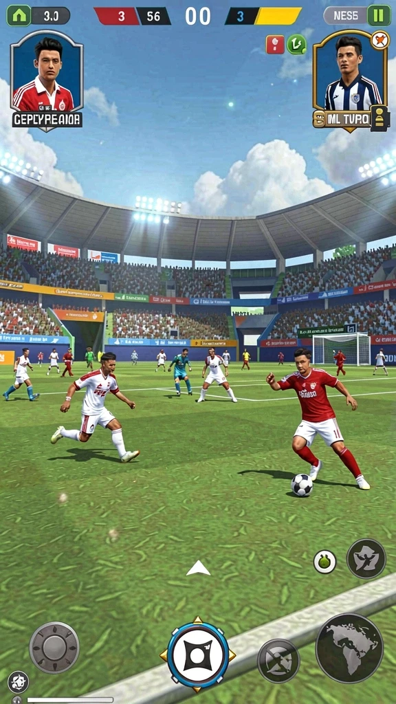 Fitur multiplayer yang memungkinkan bermain dengan teman.