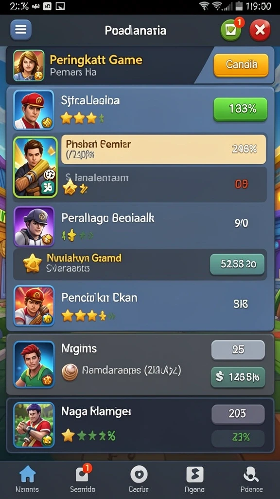 Tampilan antarmuka yang modern dan menarik.