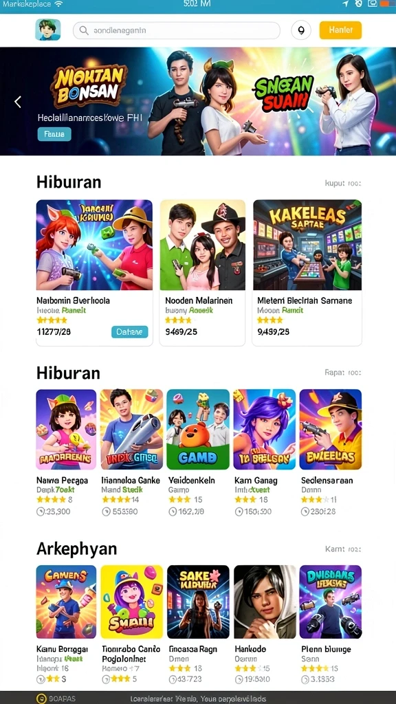 Mode multiplayer yang seru untuk bermain bersama teman.