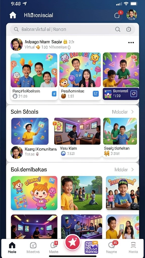 Grafis menarik yang memikat mata.