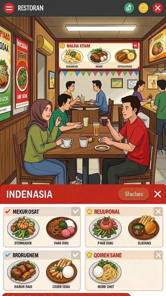 Tampilan antarmuka aplikasi yang menarik dan mudah digunakan.