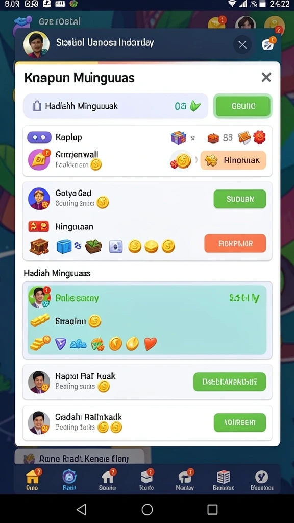 Level menantang yang menguji kemampuan berpikir.