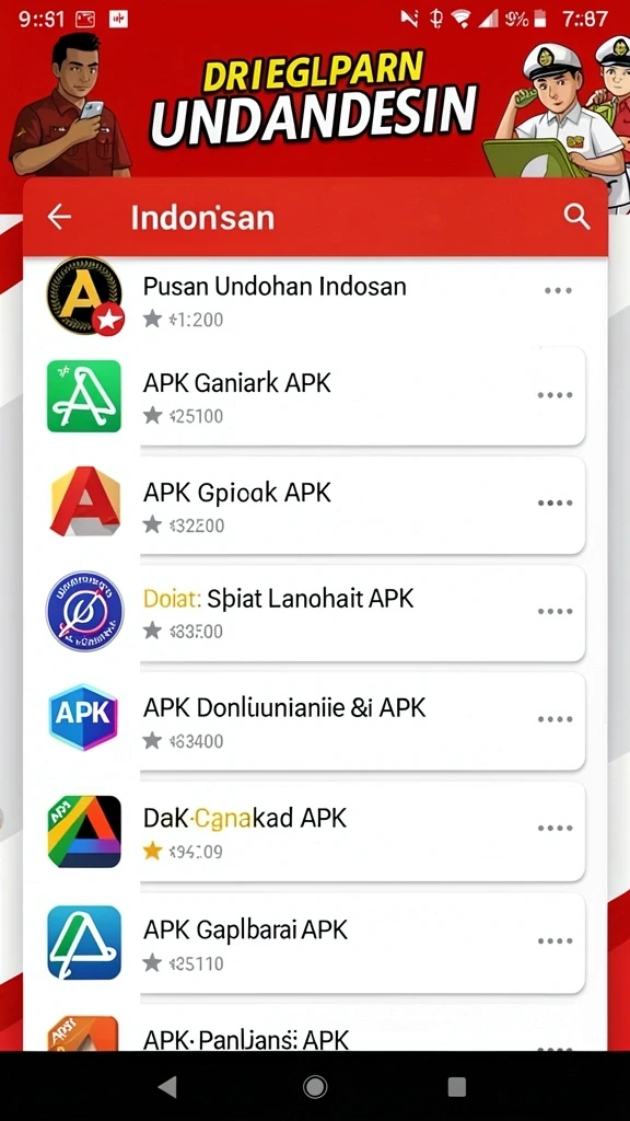 Tampilan antarmuka yang user-friendly dan intuitif.