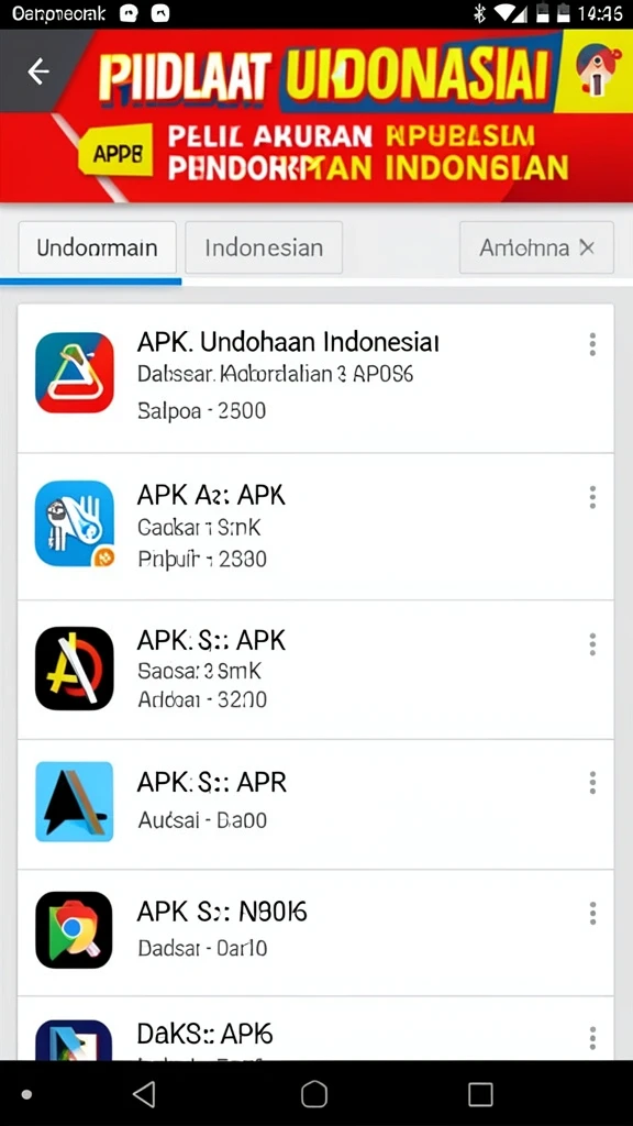 Tampilan antarmuka yang user-friendly.