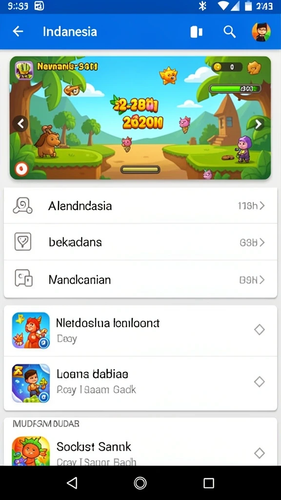 Tampilan antarmuka yang menarik dan sederhana.