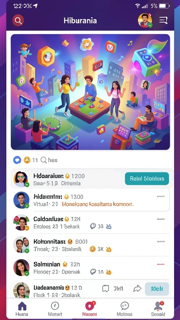 Gambar ketiga menunjukkan mode multiplayer yang seru.