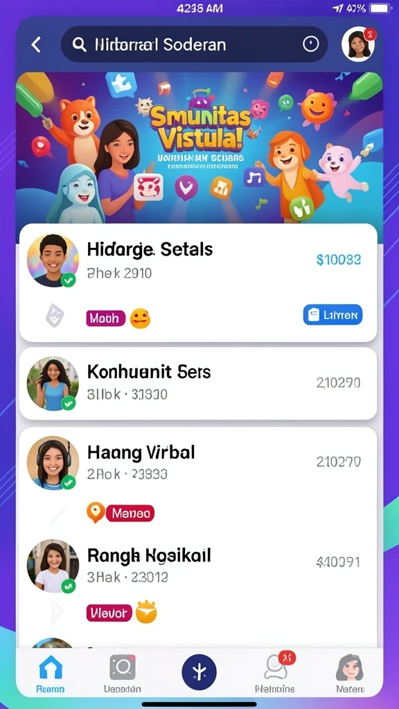Tampilan utama RUMAHTOTO dengan antarmuka yang user-friendly.