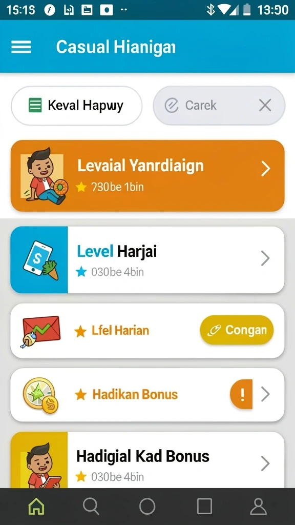 Tampilan antarmuka yang menarik dan intuitif.