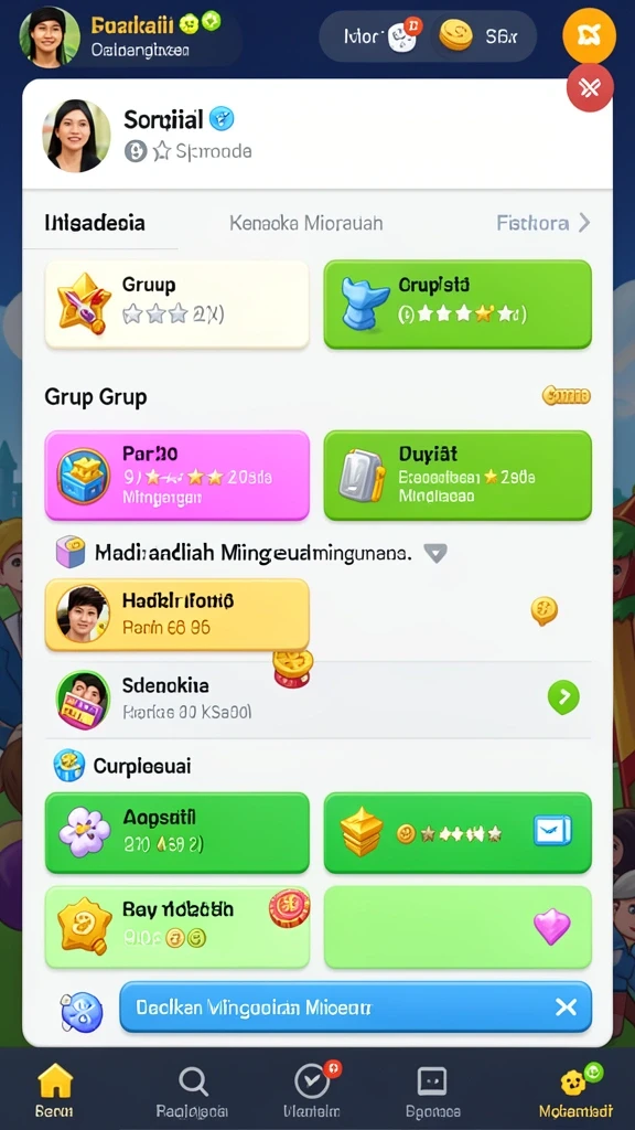 Tampilan awal SUPER33 yang menarik dan penuh warna.
