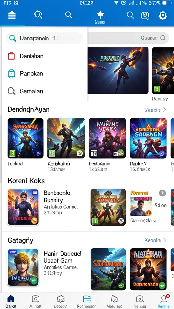 Antarmuka yang intuitif memudahkan navigasi.