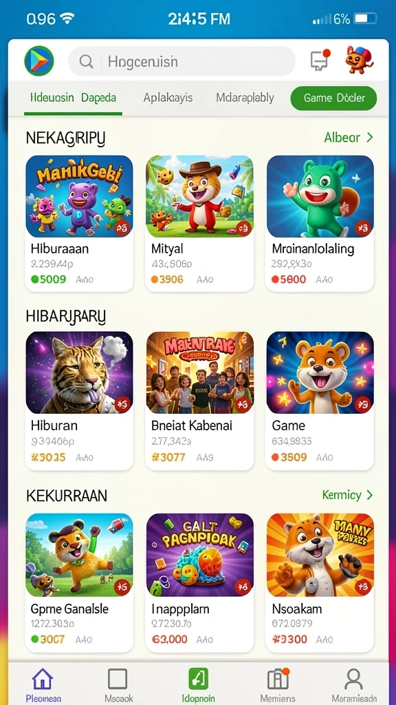 Fitur komunitas untuk berinteraksi dengan pemain lain.